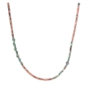 Collana Uomo Donna Turchese Pietre Dure Naturali