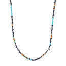 COLLANA NERA PIETRE UOMO DONNA
