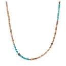 COLLANA UOMO DONNA PIETRE TURCHESE
