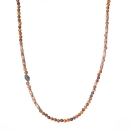 Collana uomo donna occhio di tigre pietre