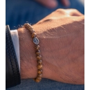 Bracciale Uomo Diaspro Argento