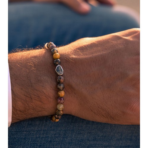 Bracciale uomo donna pietre dure naturali argento 2