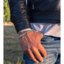 Bracciale Uomo Pietre Dure a Palline sfere