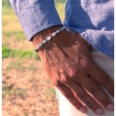 Braccialetto Uomo Donna Unisex Argento