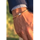 Bracciale Pietre Heishi Diaspro e Argento 925% - 3
