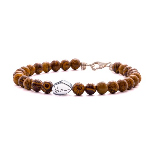 bracciale pietre uomo argento 925 donna