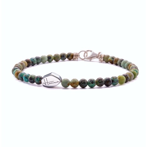 bracciale turchese pietre uomo donna