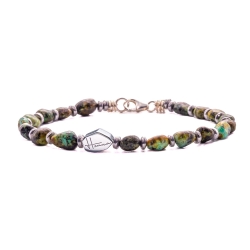 BIACCIALE PIETRE DURE TURCHESE UOMO DONNA SASSO