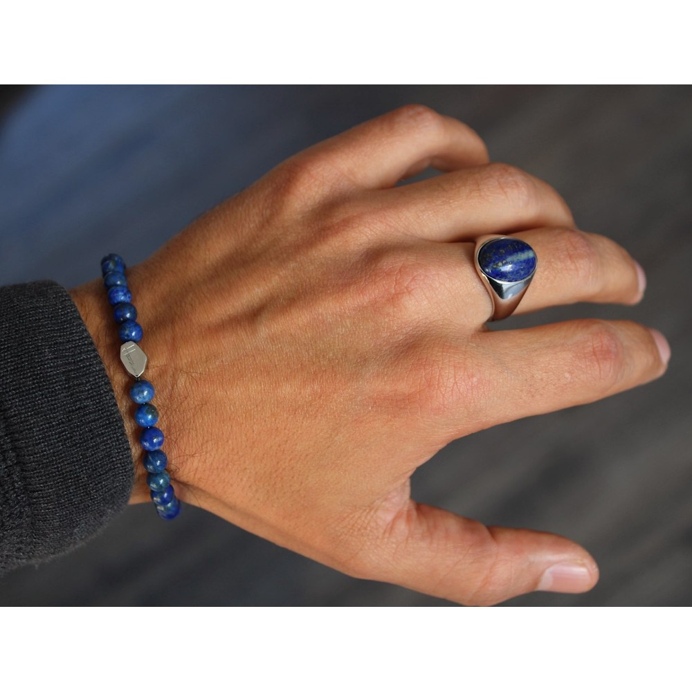Bracciale lapislazzuli blu