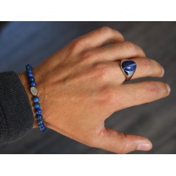 Bracciale lapislazzuli blu