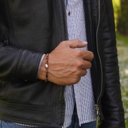 bracciale occhio di tigre cubi
