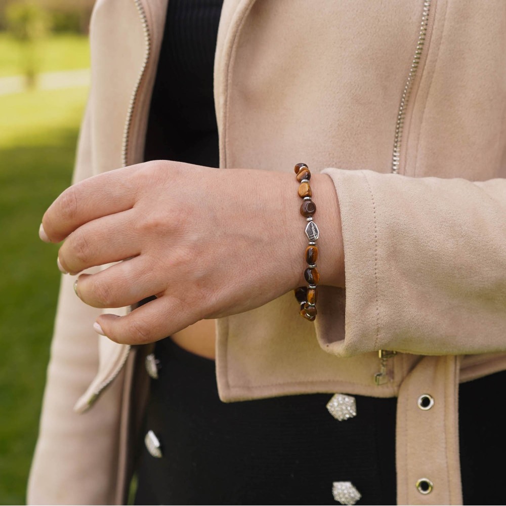 bracciale occhio di tigre