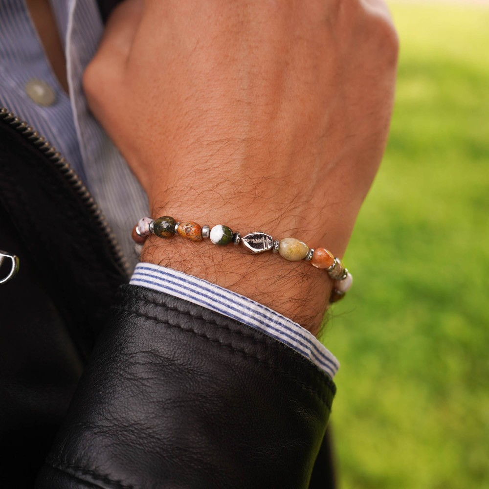 bracciale pietre agata