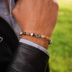 bracciale pietre agata