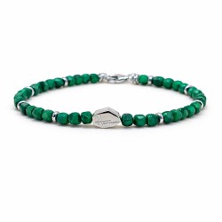 Bracciale uomo pietre e argento 925